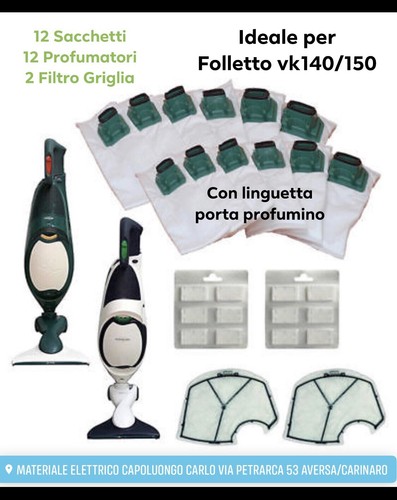 Sacchetti folletto 140 - sacchetti,
